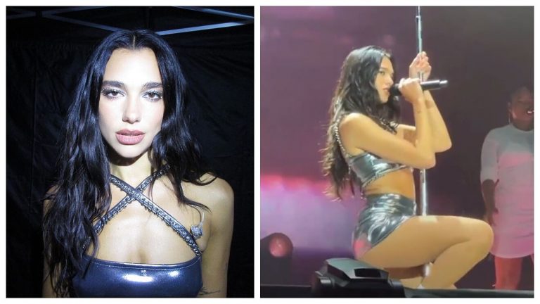 Dua Lipa bailando